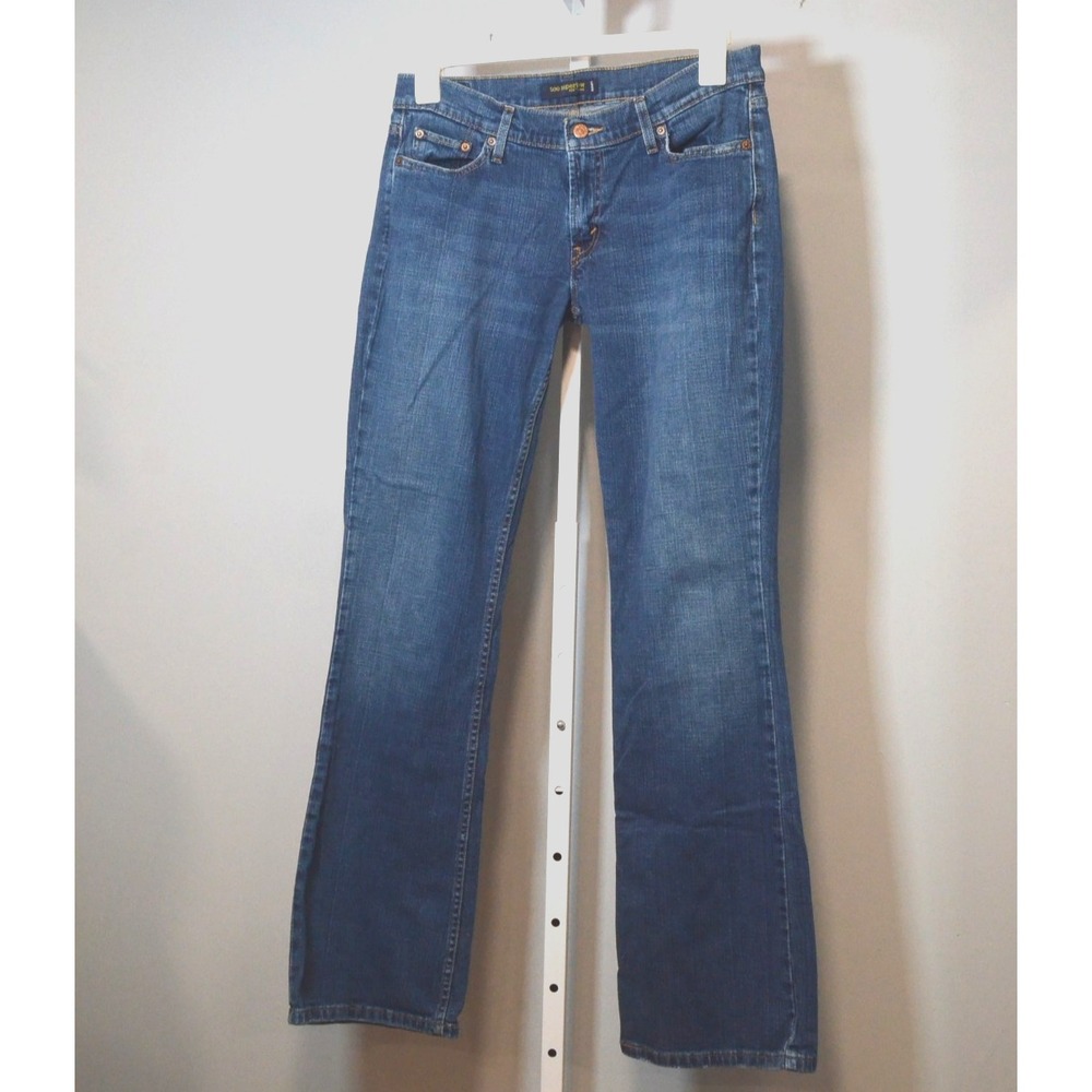 Levi's & Co Junior's Size 13 Long Too Super-low 524 Style Medium Wash Bootcut